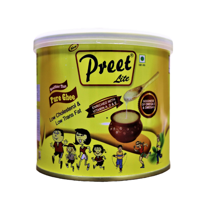Preet Lite Ghee Low Cholesterol and Trans Fat 500 Ml. เนยใสโคเลสเตอรอล
