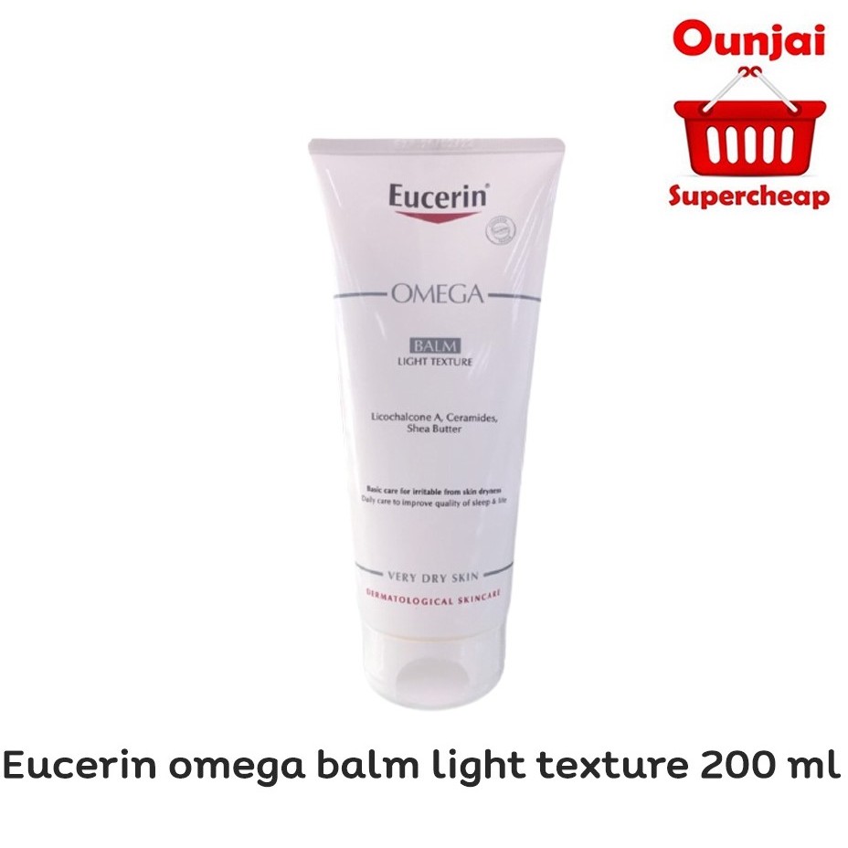 ภาพหน้าปกสินค้าEucerin omega balm light texture 200 ml ยูเซอรีนโอเมก้า บาล์ม ใช้ได้ตั้งแต่แรกเกิด
