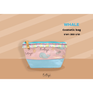 Rataya กระเป๋าใส่เครื่องสำอางและของจุกจิก Blue Whale Accessories Bag