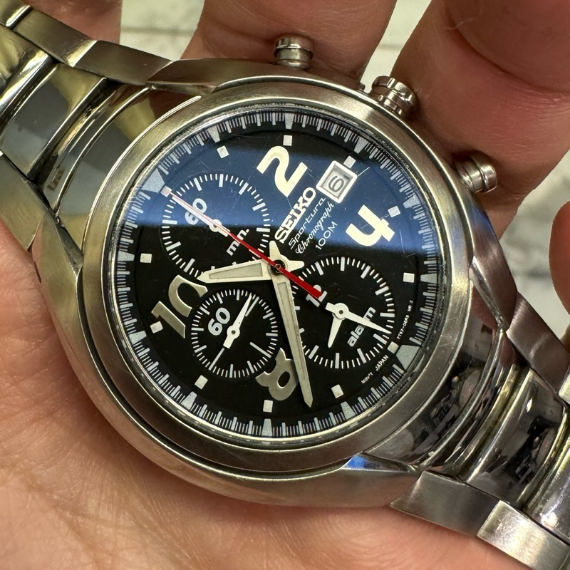 Seiko Sportura Chronograph Alarm Shopee Thailand