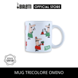 Bialetti แก้วเซรามิก Tricolor Omino Mug รุ่น ทรีคัลเลอร์ โอมิโน [BL-DCMOKI0032]