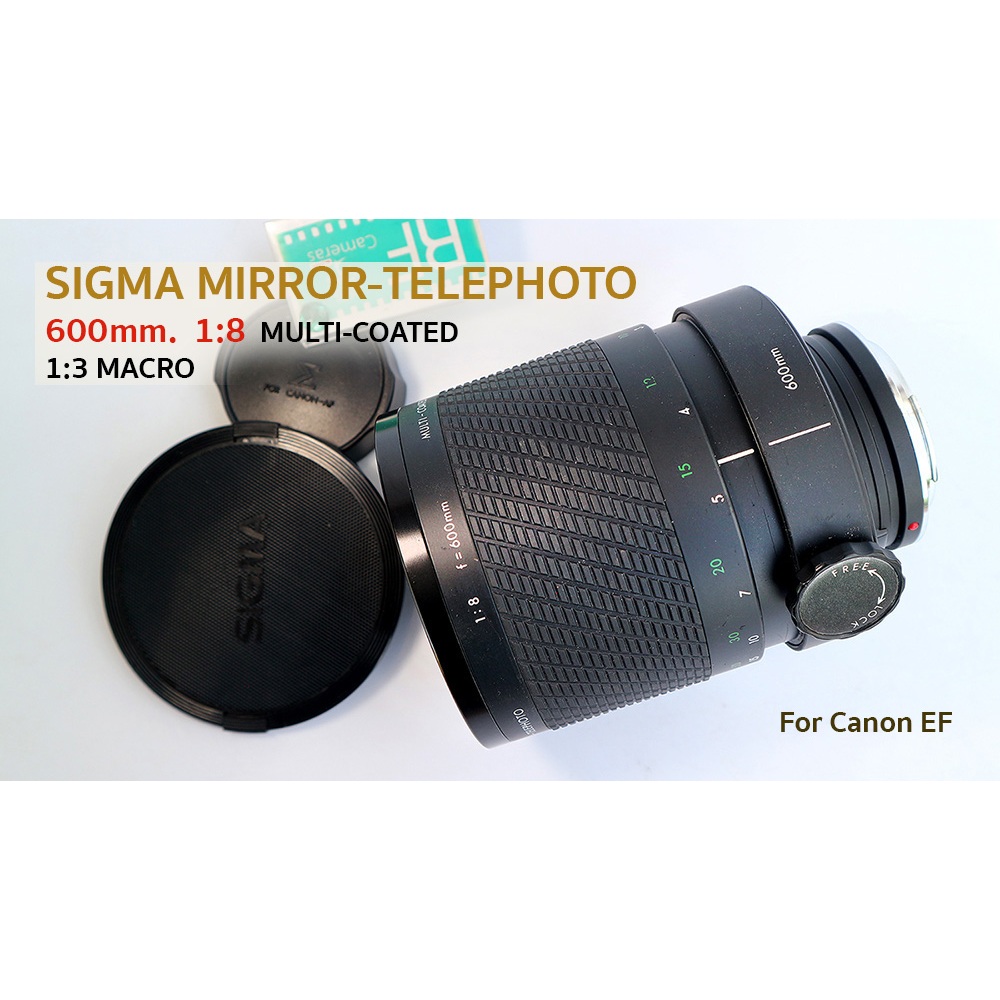SIGMA MIRROR-TELEPHOTO MULTI-COATED 600MM.F8 macro1:3 SN-1036566