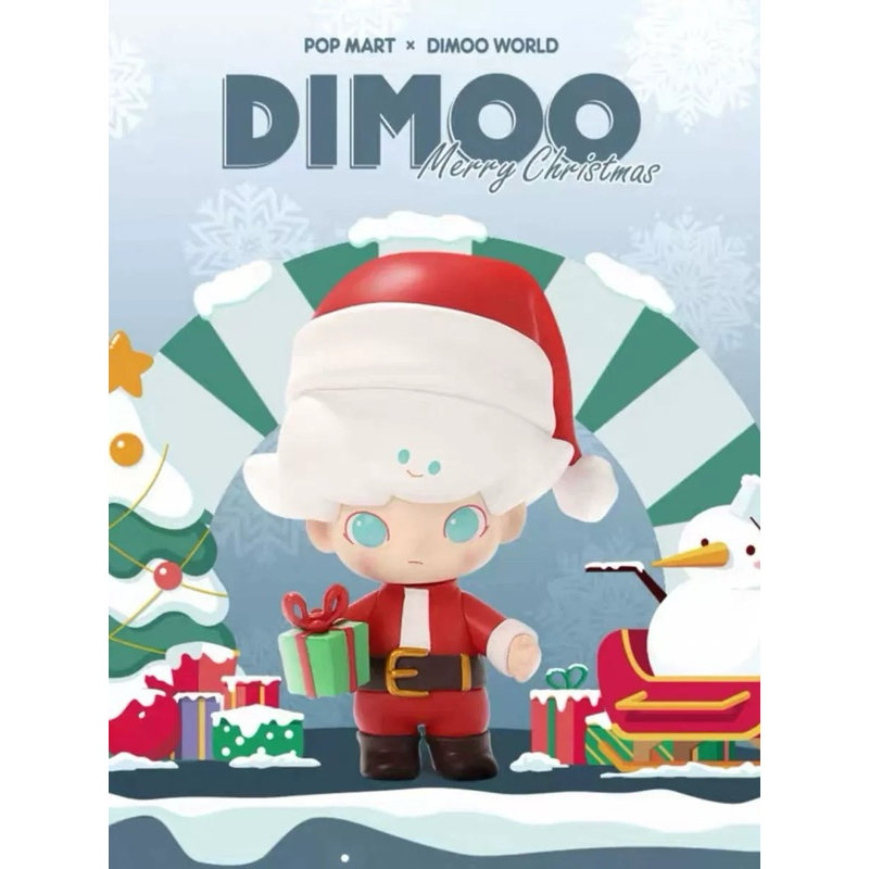 DIMOO Christmas gift series limited edition blind boxPOPMART Shopee Thailand
