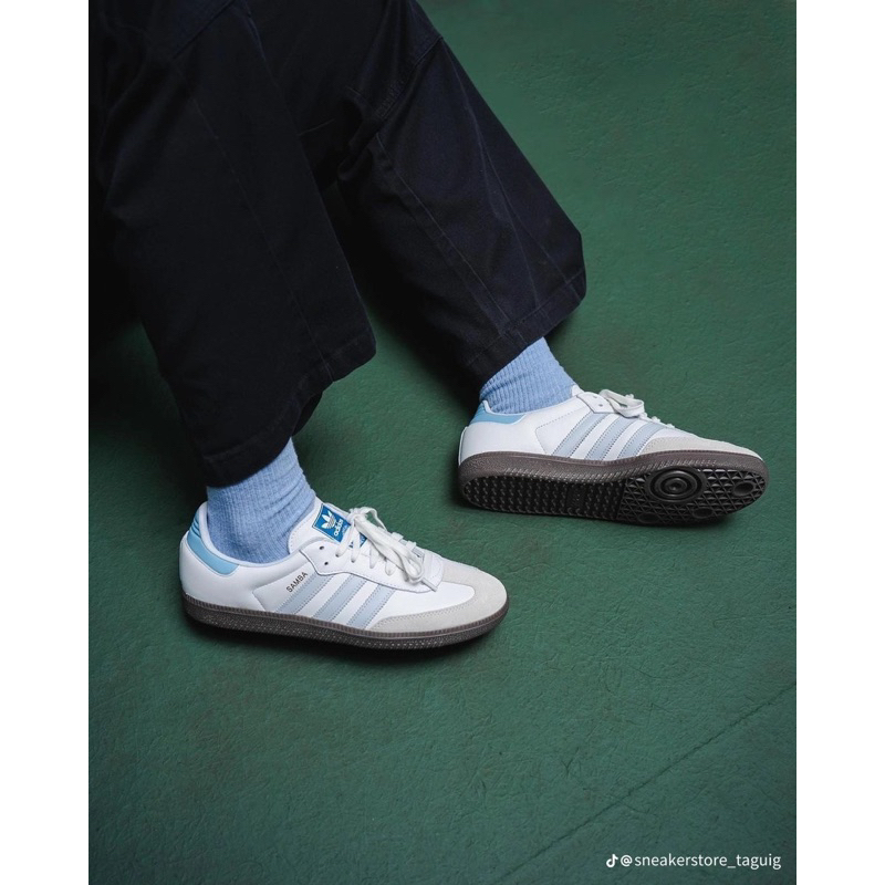 Adidas cp company samba blue hot sale