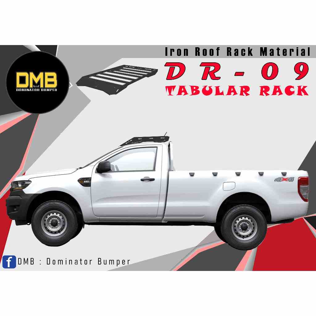 เเร็คหลังคาตอนเดียว Base Rack สไตล์อเมริกากระบะหัวเดี่ยว แร็คหลังคาหัว ...