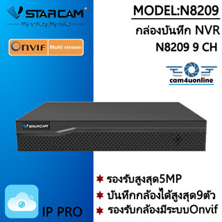 VStarcam กล่องบันทึกกล่อง IP Camera Eye4 NVR N8209P / 9 CH N8216P / 16 CH By.Cam4U