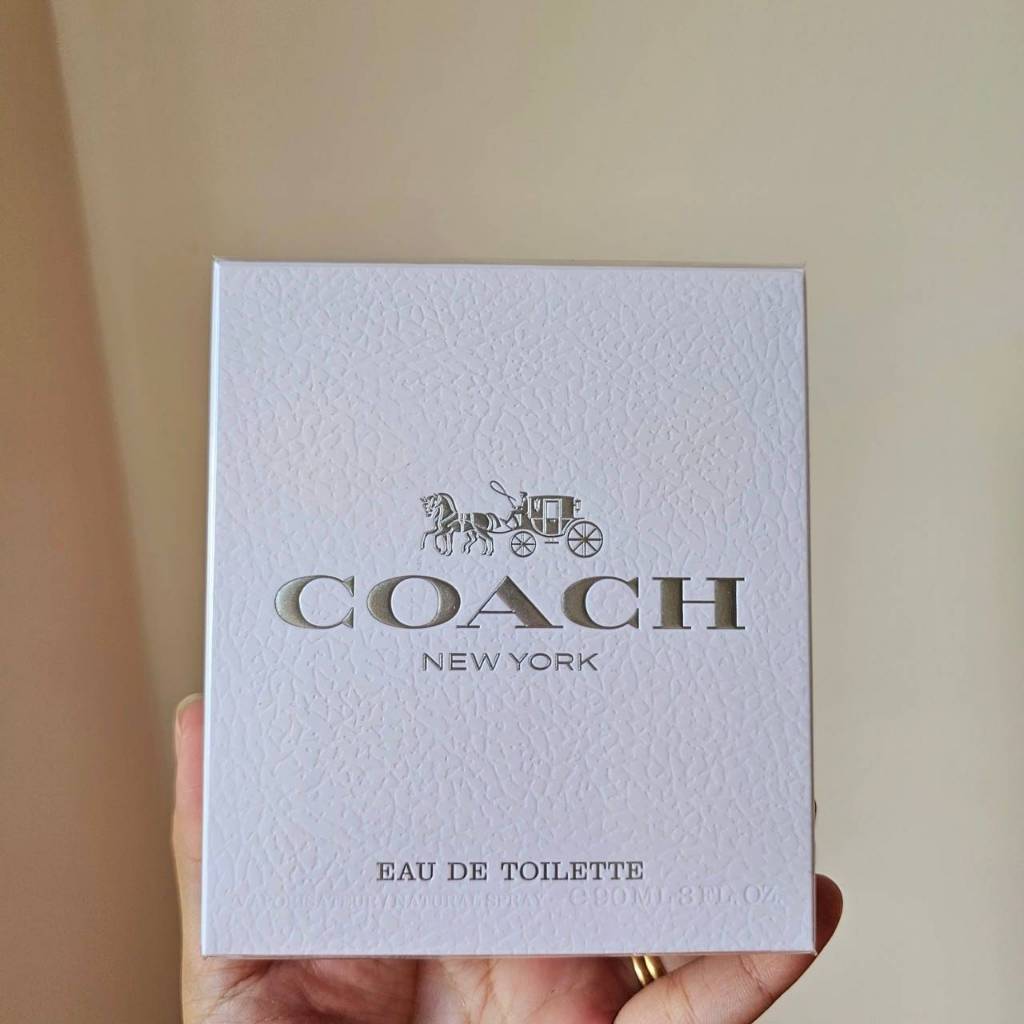 Coach new york edt 90ml กล่องซีล PC0ach Shopee Thailand