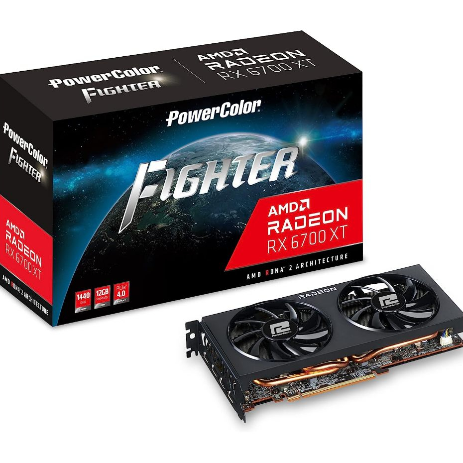 Power Color RX6700 XT Fighter 12GB DDR6 | Shopee Thailand