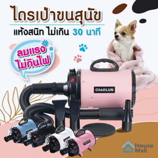 ภาพหน้าปกสินค้าไดร์เป่าขน 2800W รุ่นใหม่ ไดร์ขนสุนัข ไดร์เป่าขนแมว เครื่องเป่าขน ไดร์ไล่น้ำ QUICK DRYING ที่เกี่ยวข้อง