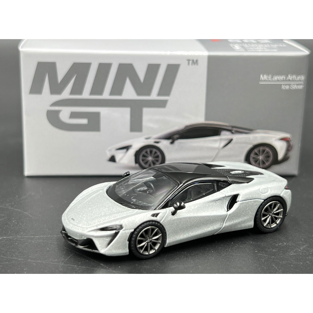 Mini GT 1:64 McLaren Artura Ice Silver – Edizione Limitata 2023, Modellino Die-cast