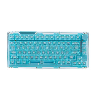 คีย์บอร์ดใส แป้นพิมพ์ไร้สาย KiiBOOM Phantom 81 V2 Crystal คีย์บอร์ดโปร่งแสง ไร้สาย บลูทูธ 75% mechanical keyboard