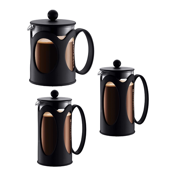 BODUM KENYA French Press Coffee Maker 350ml/500ml/1000ml Black Shopee