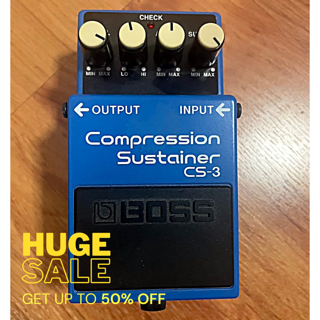 เอฟเฟคกีตาร์ Boss CS-3 Compression Sustainer (มือ2) สภาพดี พร้อมใช้งาน ...