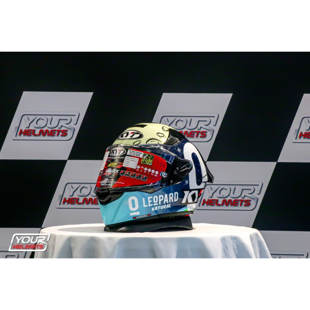 KYT R2R Max Foggia Mugello 2022 Replica Helmet Produktbild-Vorschau 3