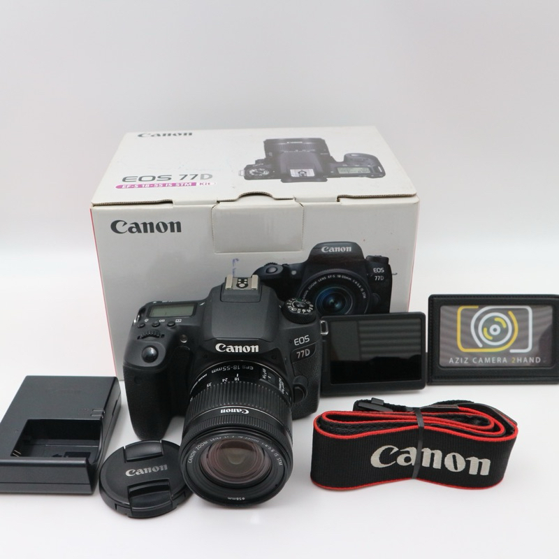 Canon 77d (ได้ตัวในรูปเลยครับ ) พร้อม เลนส์ สภาพ ใหม่ การทำงานเต็ม ระบบ ...