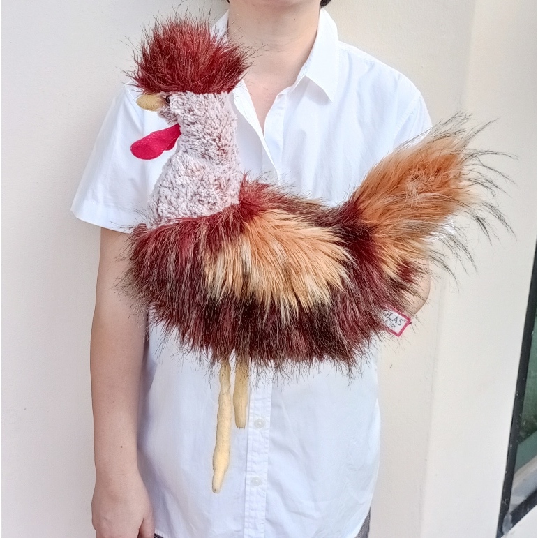 ตุ๊กตาไก่ ขนนุ่ม ก้นถ่วง งานสัตว์เหมือนจริง Realistic Ricardo Rooster ...
