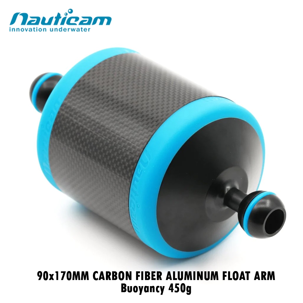 NAUTICAM - 90X170MM CARBON FIBER ALUMINUM FLOAT ARM - BUOYANCY 450G ...