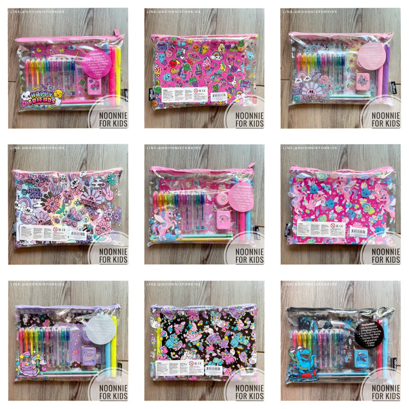 ชุดเครื่องเขียนพร้อมเรียนรู้ Smiggle Essentials A5 Stationery Kit ...