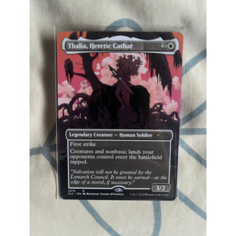 การ์ด MTG Thalia, Heretic Cathar White Magic the gathering EDH รุ่น
