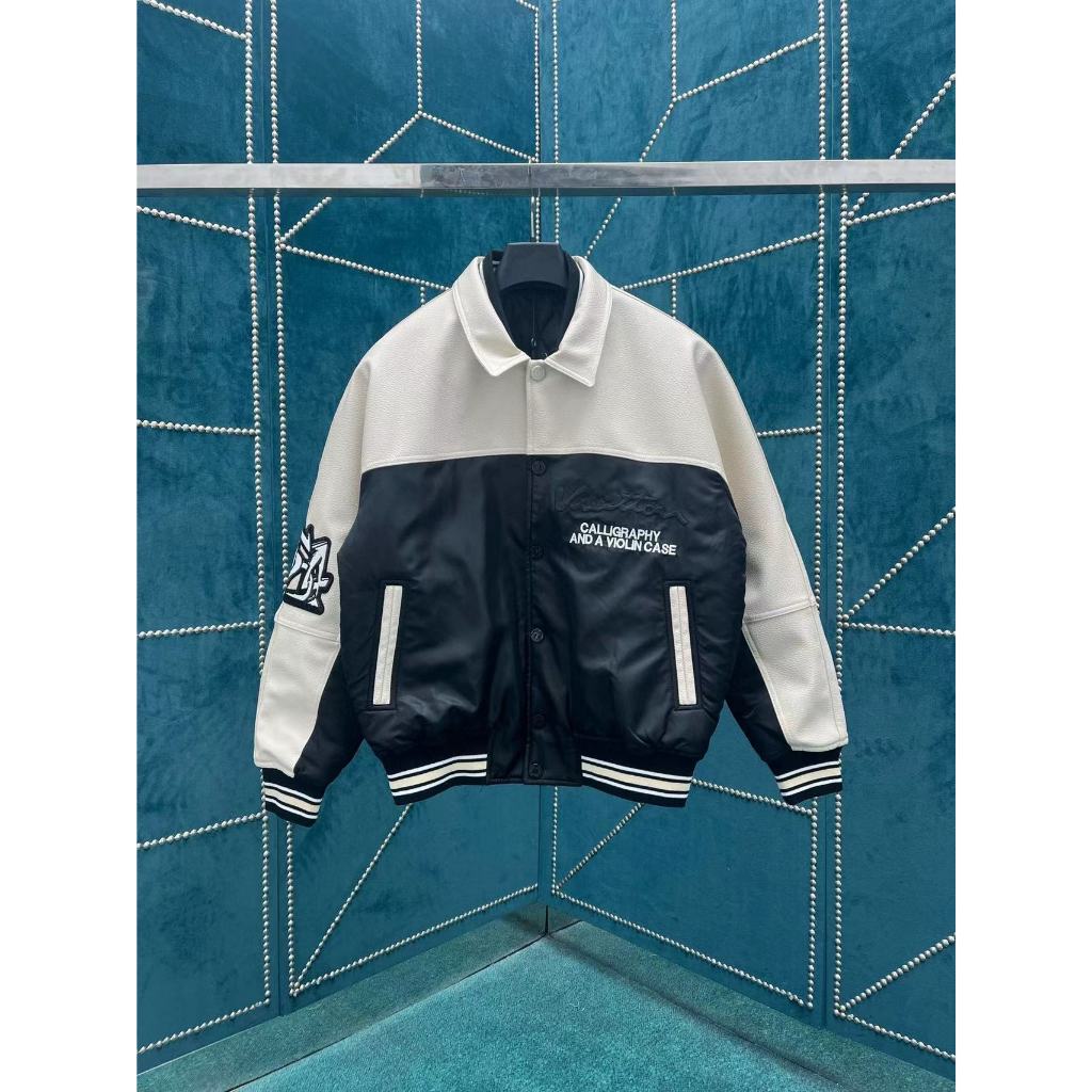 [Louis Vuitton] Louis Vuitton Men's 23ss Yayoi Kusama Infinity Dot Fleece Jacket White x Black L [Used] [Authenticated and Guaranteed Authentic] 207361