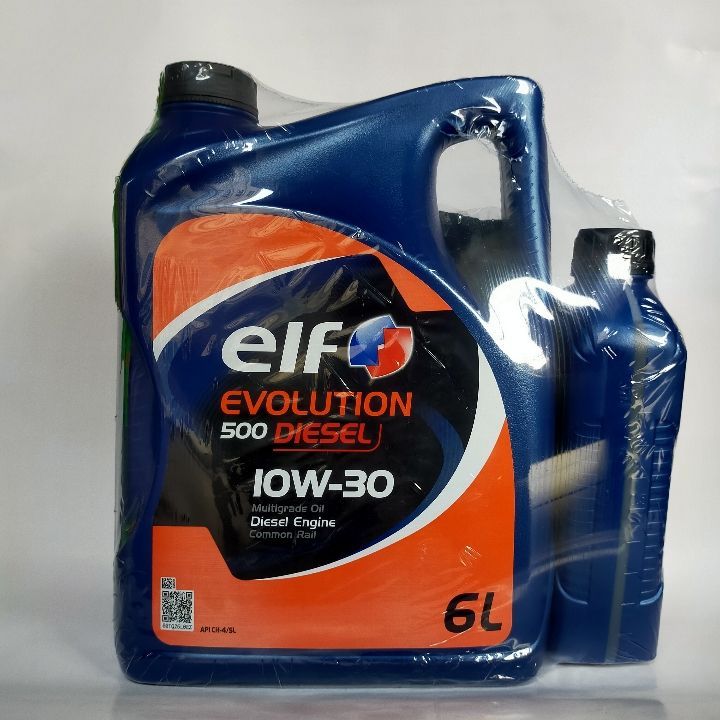 ELF Evolution Diesel 500 10W-30 (6+1L) เอลฟ์ อีโวลูชั่น ดีเซล 500 10W ...