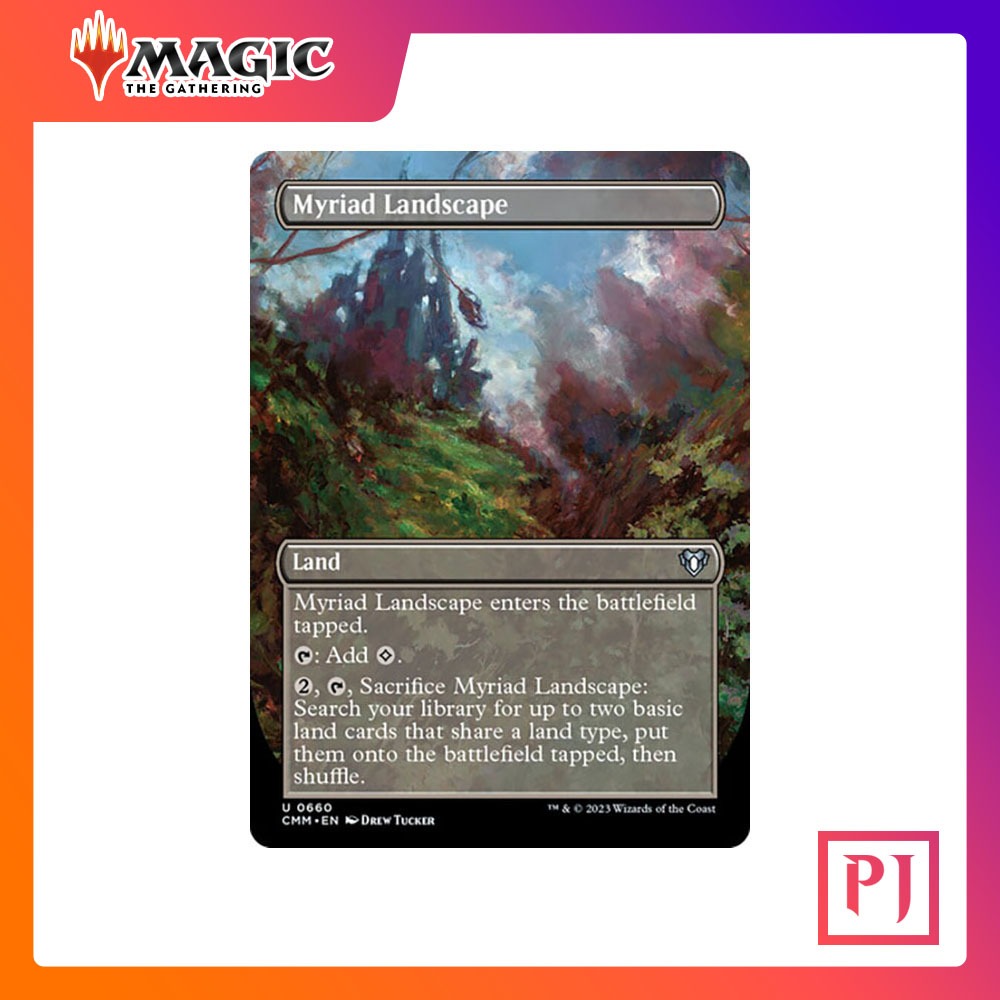 [MTG] Myriad Landscape (Borderless) [CMM] [LAND] [UNCOM] [NORMAL] [ENG ...