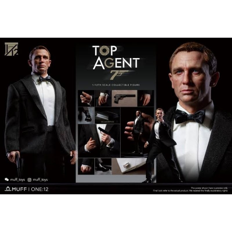 Muff Toys Top Agent Deluxe 1/12 Scale | Shopee Thailand