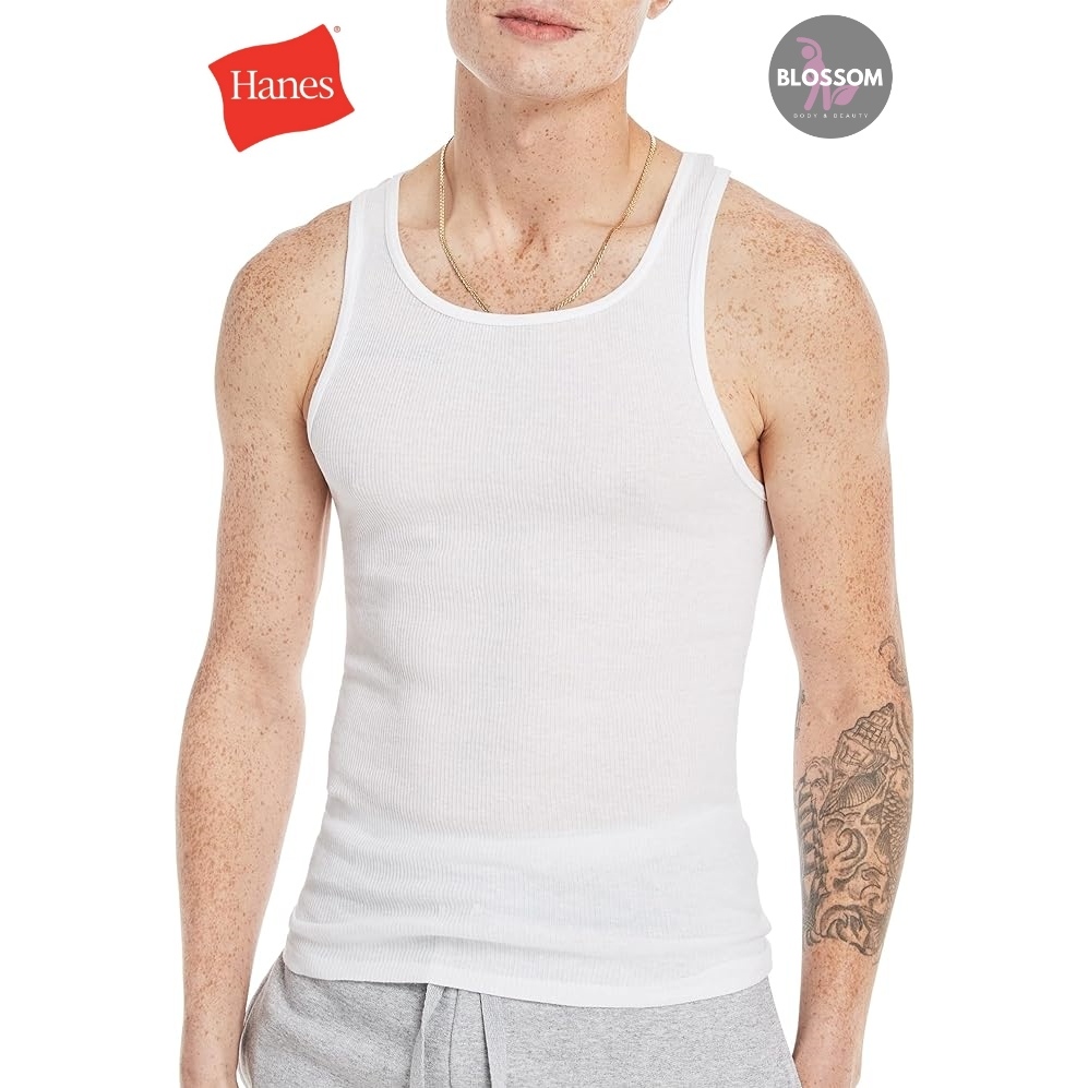 Hanes Men's Tanks Undershirts Soft & Breathable Tagless