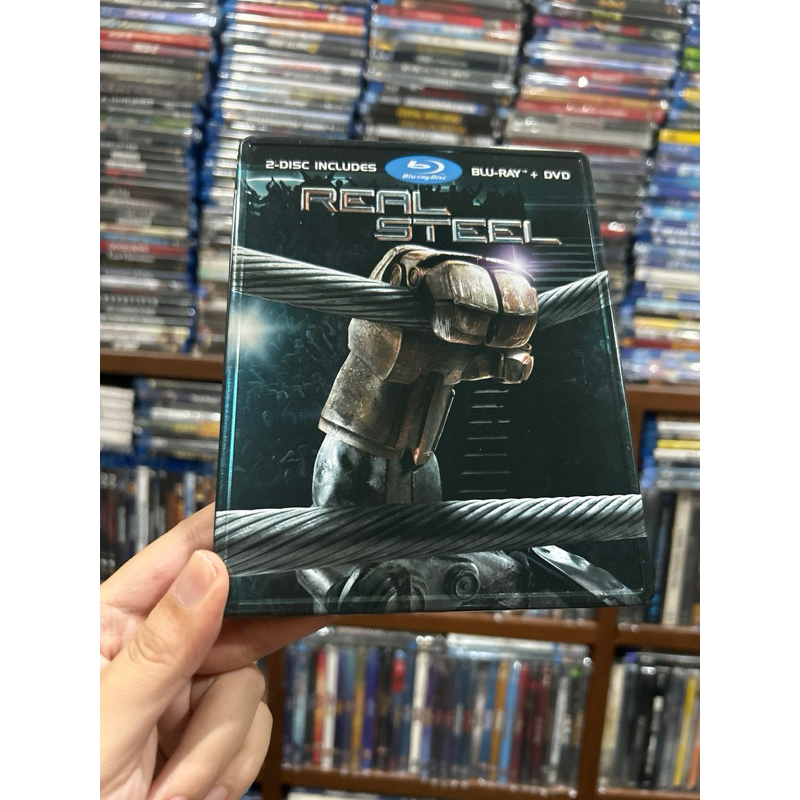 Real Steel : Blu-ray Steelbook ศึกกำปั้นหุ่นเหล็ก มือสองสวย ไทยครบ ...