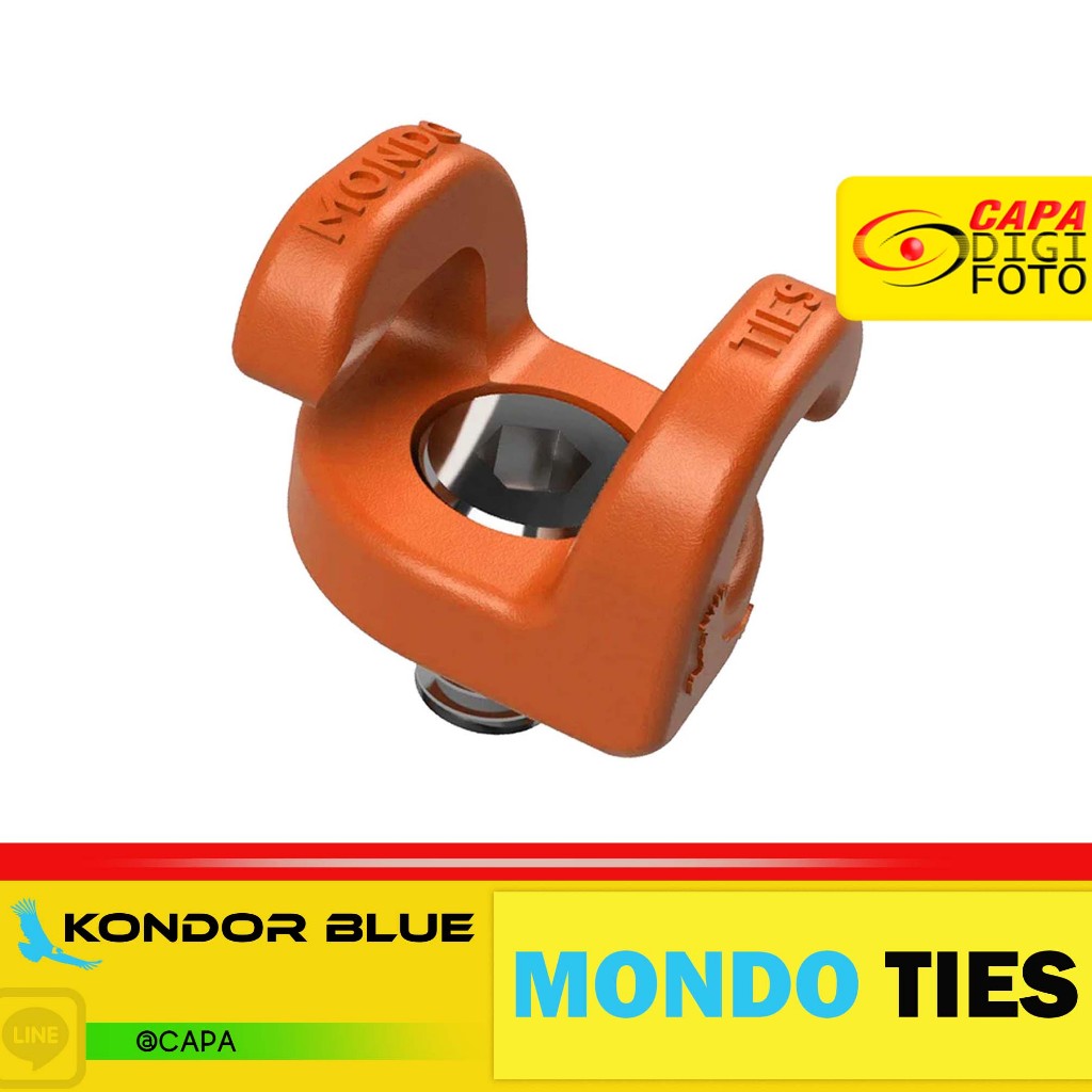 Kondor Blue Mondo Ties Cable Management Clips / *1 ชิ้น (1/4''-20