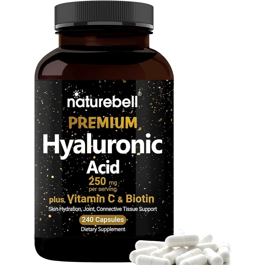 naturebell premium hyaluronic acid plus vitamin c 240capsules Shopee