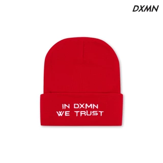 DXMN Clothing "IN DXMN WE TRUST" Beanie (Red)