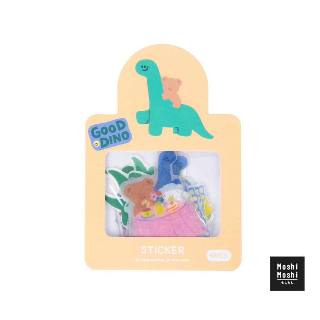 Moshi Moshi Sticker + Masking Tape ลาย Stickwithme4ev สติกเกอร์ เทปตก ...