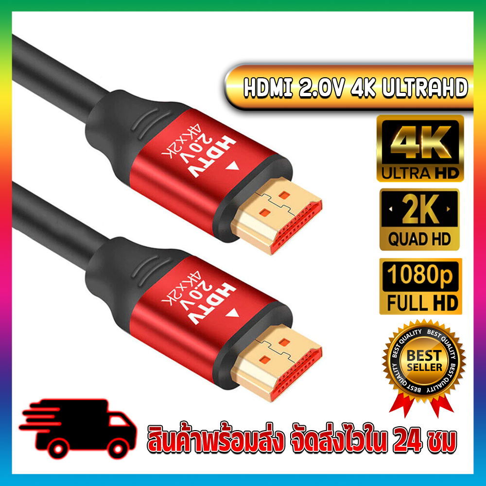 HDMI 2.0 4K 60Hz 48Gbps HDMI 2.0 2k 144Hz 1 2 3 5 10 Monitor PS5 PS4 PC Shopee Thailand