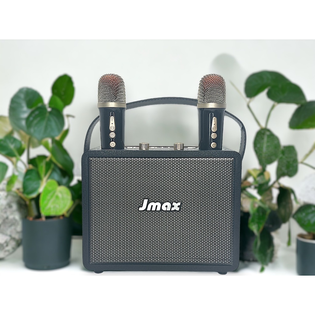 JMAX ลำโพงบลูทูธ รุ่นJMAX-MA530 พร้อมไมค์คู่ มีสายหิ้ว ฟังก์ชั่นครบครัน ...