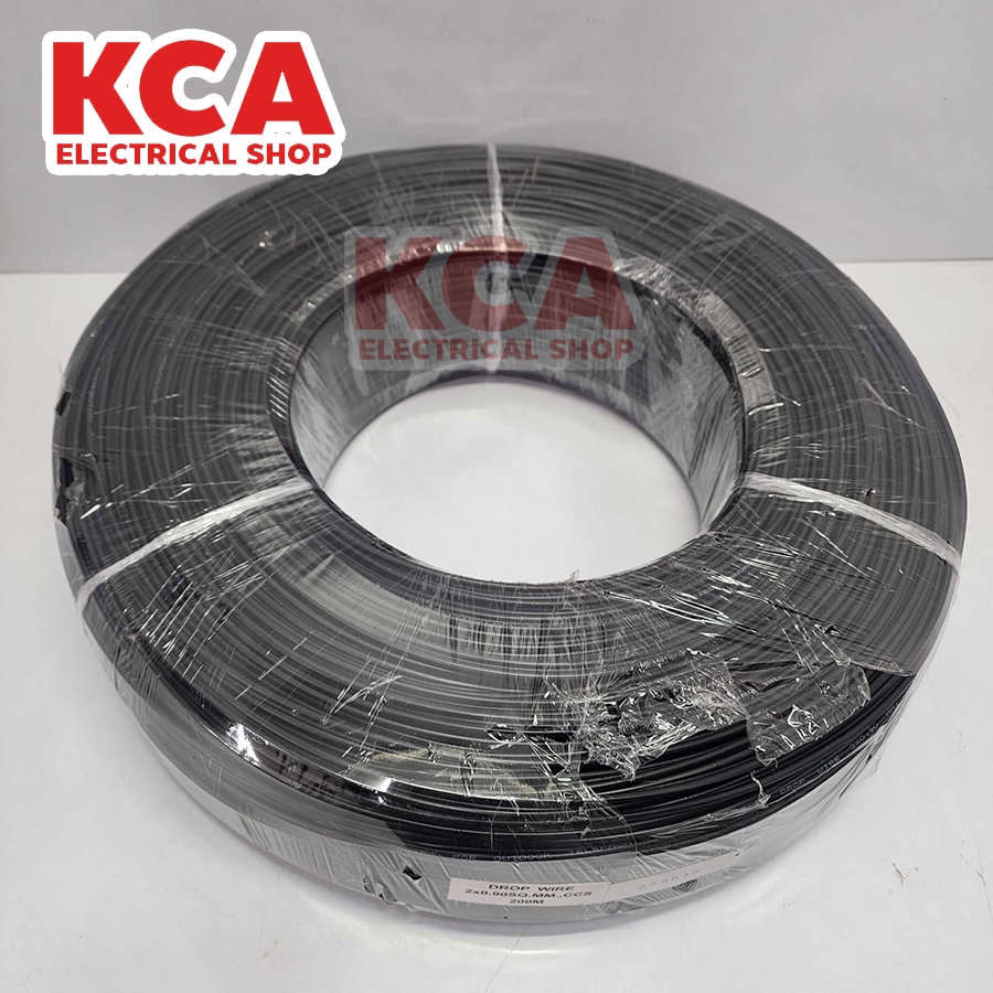 CENTURY สายดรอปวาย DROP WIRE 2x0.9 mm ยาว 200 เมตร สายเสียงตามสาย แบบ ...