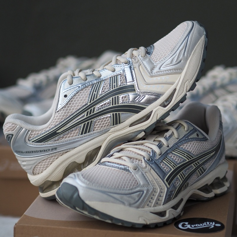 [แท้💯%พร้อมจัดส่ง] Asics Gel-Kayano 14 Birch Dark Pewter | Shopee Thailand