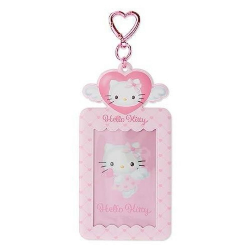 พวงกุญแจใส่รูป ใส่บัตร ห่วงหัวใจ คิตตี้ Hello Kitty จาก Sanrio ของแท้ ...