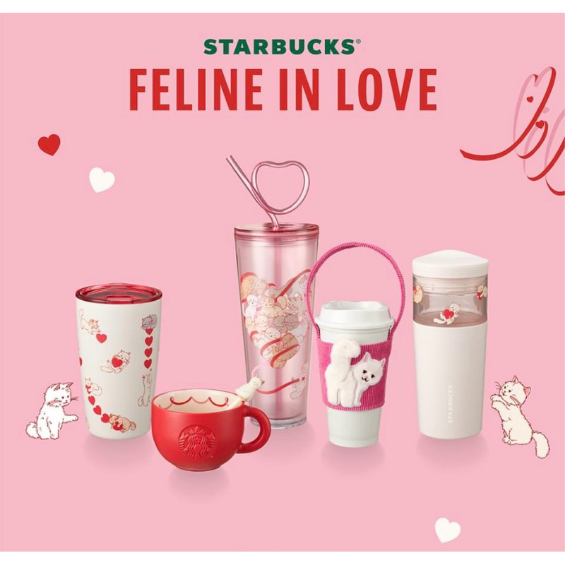 New Collection Valentines Starbucks 2024 Shopee Thailand