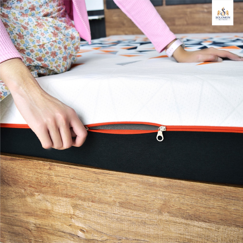 Solomon mattress SOLOMON รุ่น Perfection ที่นอนยางพาราหนา 8 นิ้ว มอบความสบายที่เลือกได้ 2 ด้าน ช่วยลดอาการปวดหลัง