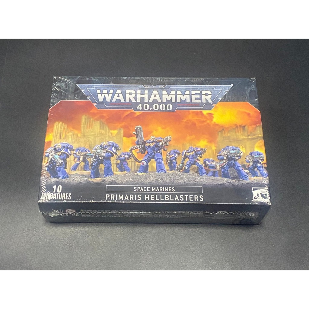 Warhammer 40k – Primaris Hellblasters – Kit De 10 Miniaturas De Plástico – Armadura Tacticus Con Armas De Plasma – Juego De Estrategia