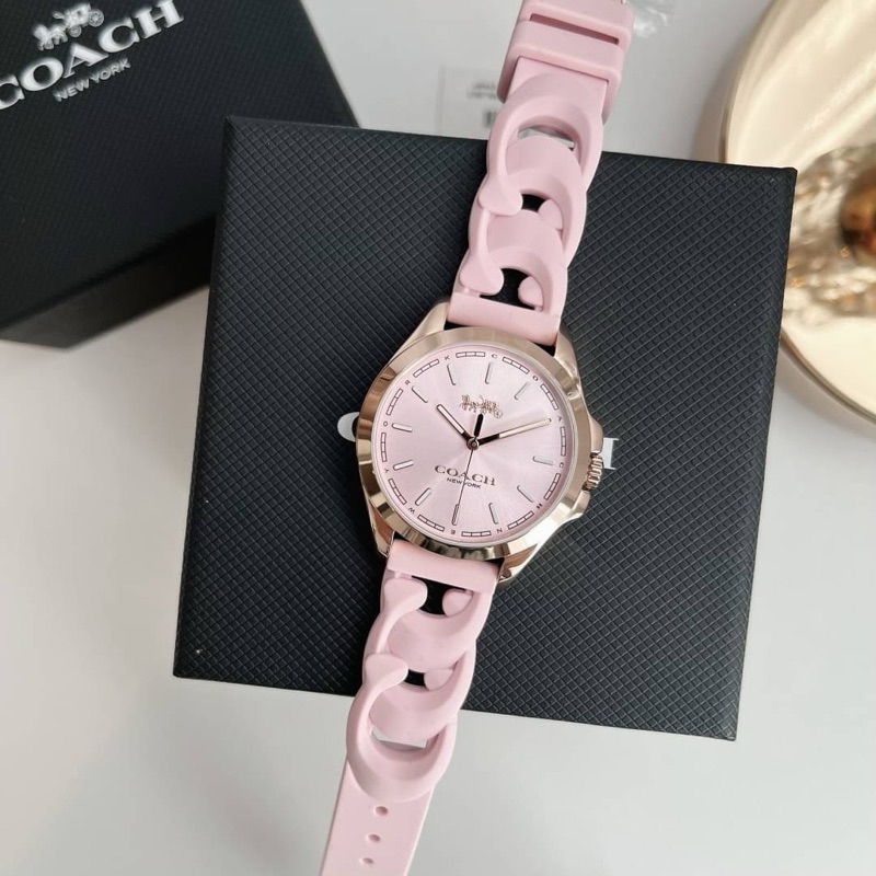 ✴️ แท้ 💯% COACH WOMEN MADDY RUBBER WATCH Shopee Thailand