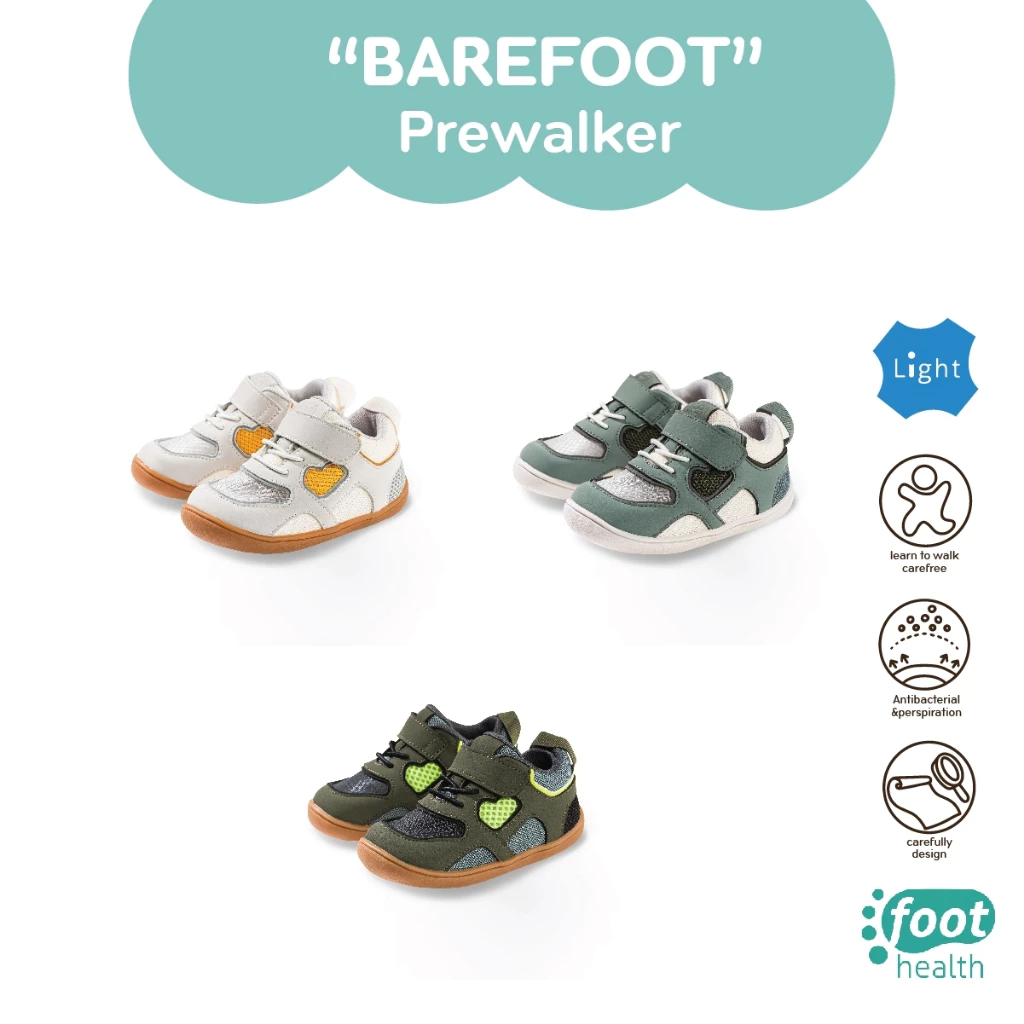 Little Blue Lamb รองเท้าผ้าใบหัดเดินเด็กแรกเกิดถึง 2 ขวบ รุ่น BB20235 ระบายอากาศดี กันลื่น สำหรับเด็กผู้ชาย