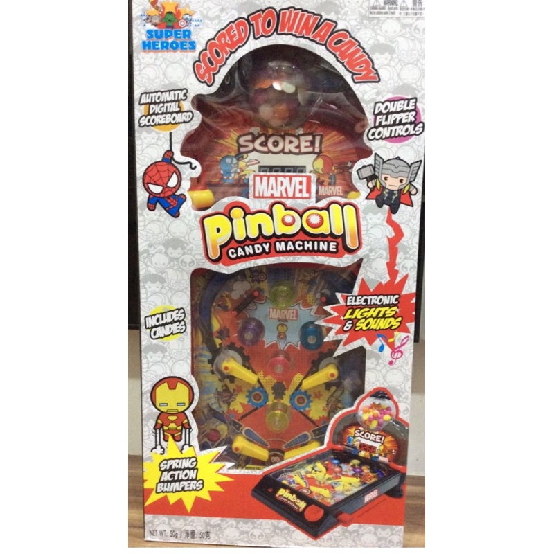 Marvel Pinball Candy Machine - ของแท้ มือ1 พร้อมส่ง | Shopee Thailand