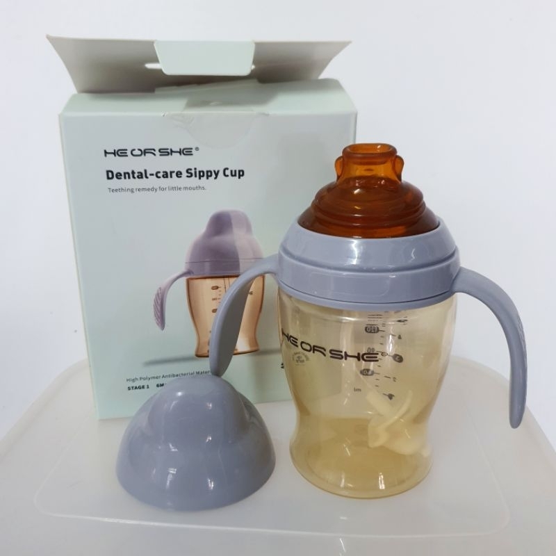 แก้วหัดดูด Heorshe สภาพเทียบมือ1 ช่วยให้ฟันเรียบสวยงาม | Shopee Thailand