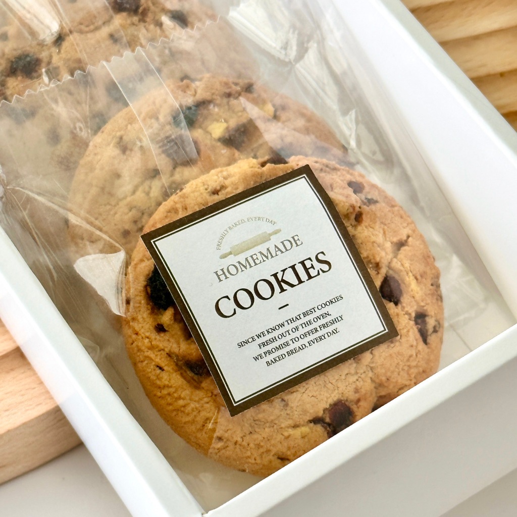 สติกเกอร์ โฮมเมด คุกกี้ 30 ดวง / Homemade Cookies sticker สติ๊กเกอร์ ...