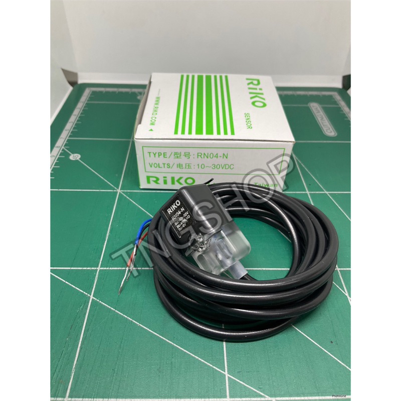 RN04-N sensor เซ็นเซอร์ ยี่ห้อ RiKO (อย่างดี)ชนิด จับโลหะ 10-30VDC NPN ...