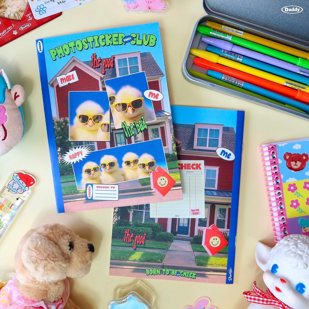 DADDY | Sticker Book สมุดสะสมสติ๊กเกอร์ Size A5 | Shopee Thailand