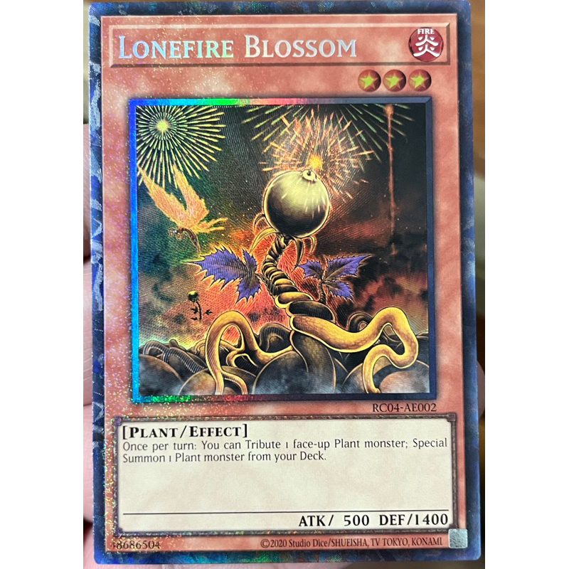 Yu-Gi-Oh! Lonefire Blossom – SESL-EN040 Super Rare 1. Edition Aus Secret Slayers