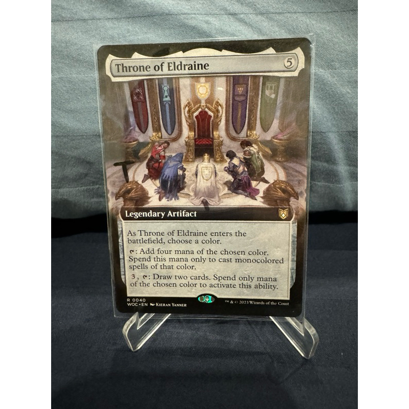 MTG Wilds of Eldraine Commander Decks Variants: Throne of Eldraine  (Extended Art) | Shopee Thailand